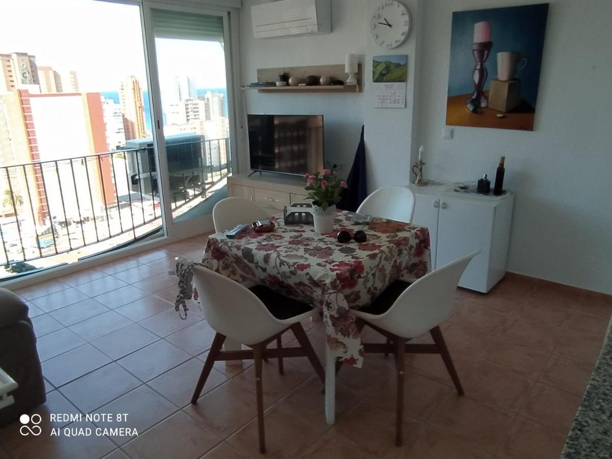 Apto San Angelo Benidorm Vistas Al Mar 400 M Εξωτερικό φωτογραφία